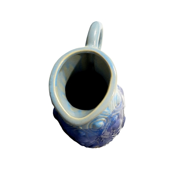 Anthropologie Glazed Texured Ombre Ceramic Vase / Pitcher / Jug - Picture 2 of 6